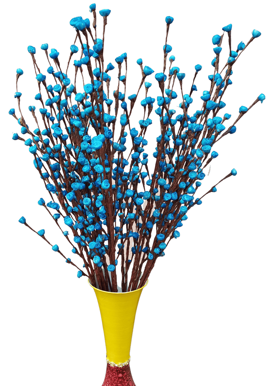Fab n Style Rose Blue Artificial Flowers Bunch - Pack of 1 Fab n Style Rose Blue Artificial Flowers Bunch - Pack of 1