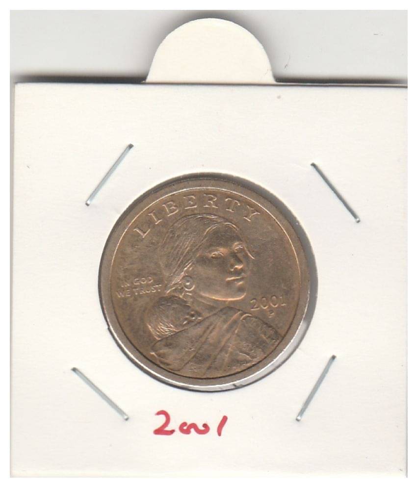     			NUMISMATECALLY RARE AND COLLECTIBLE ,UNITED STATE OF AMERICA ,ONE DOLLAR,LIBERTY IN GOD WE TRUST, C01N  YEAR-2001. IN   EXTRA FINE HIGHLY COLLECTIBLE HIGH GRADE,WIGHT-9 GRAMS.  CHECK PICTURE CAREFULLY