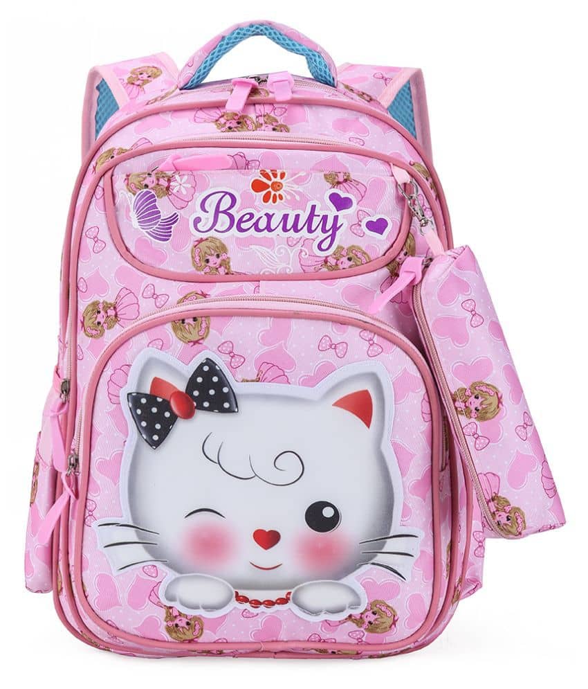 Tinytot 30 Ltrs Baby Pink School Bag for Boys & Girls - Handbags | Buy online on ZillyBuy