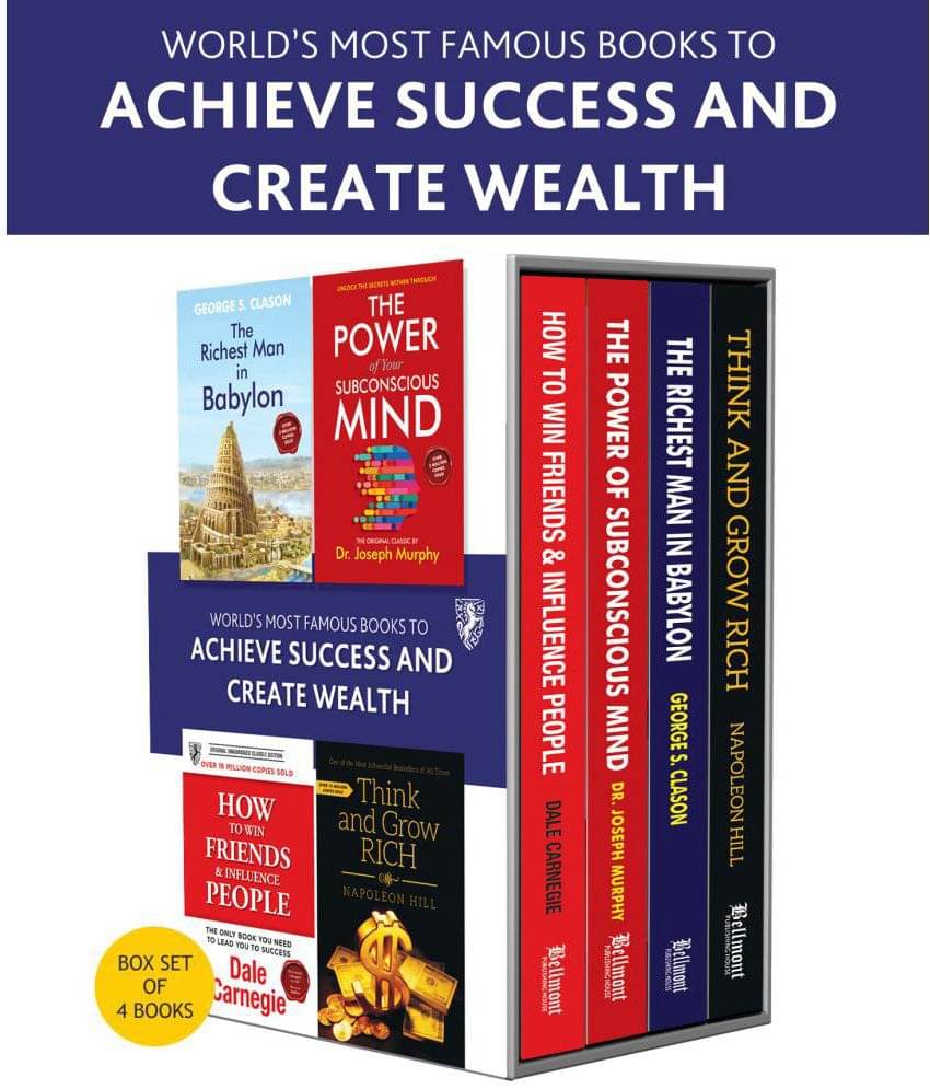World's Most Famous Books to Achieve Success and Create Wealth (Set of 4 Books): Perfect Motivational Gift Set World's Most Famous Books to Achieve Success and Create Wealth (Set of 4 Books): Perfect Motivational Gift Set