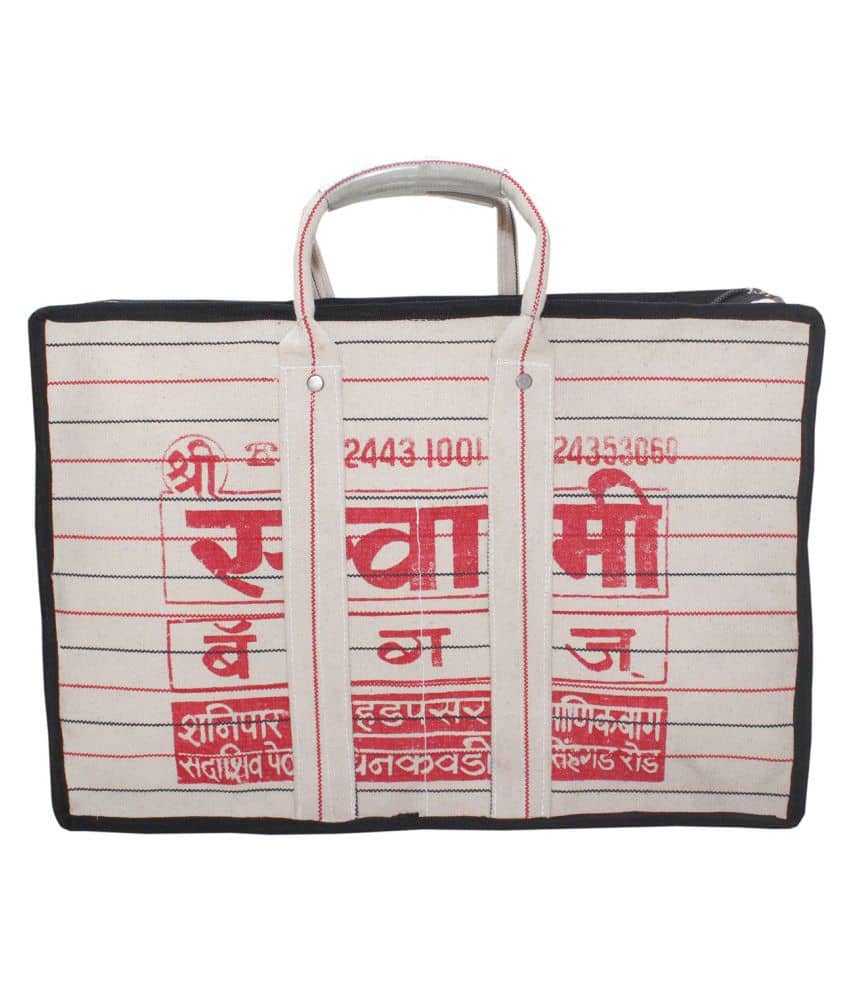 Goodluck Cotton Canvas Grocery Shopping Bag Extra Large Heavy Duty Handcrafted Multipurpose Bag for Grocery Milk Vegetable Storage(12  X 7.5 X 18)
