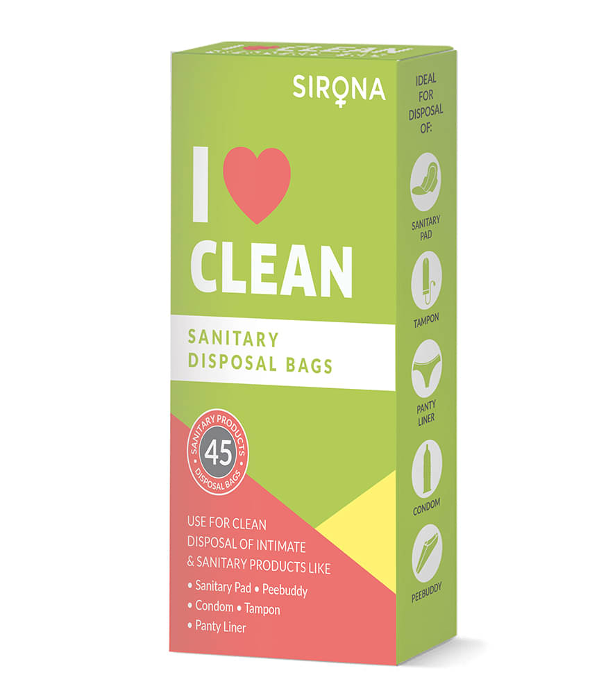     			Sirona 45 Intimate Disposable Bag for Sanitary Pad/Tampons