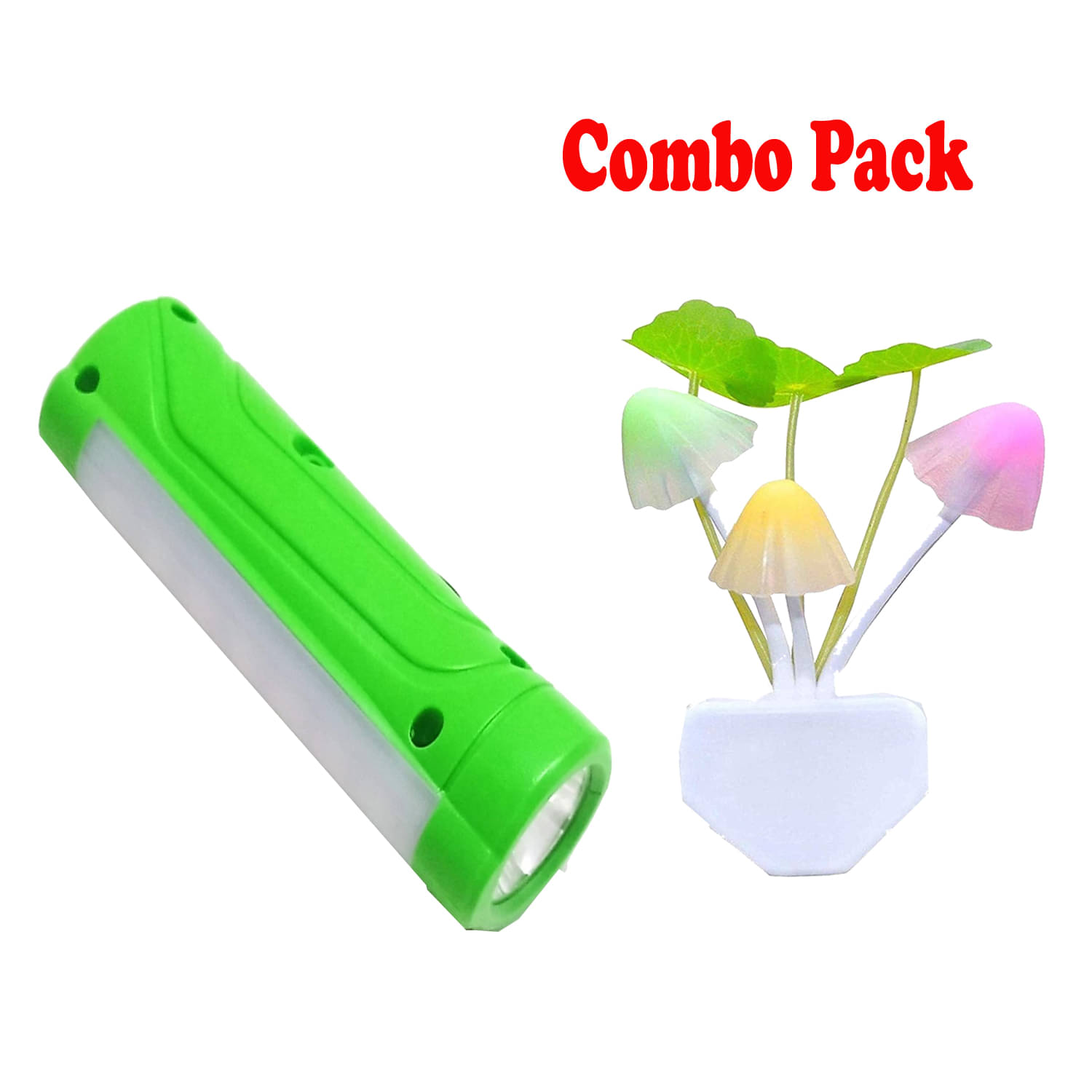     			Stylopunk 1W Flashlight Torch ST02 Free Night lamp - Pack of 2