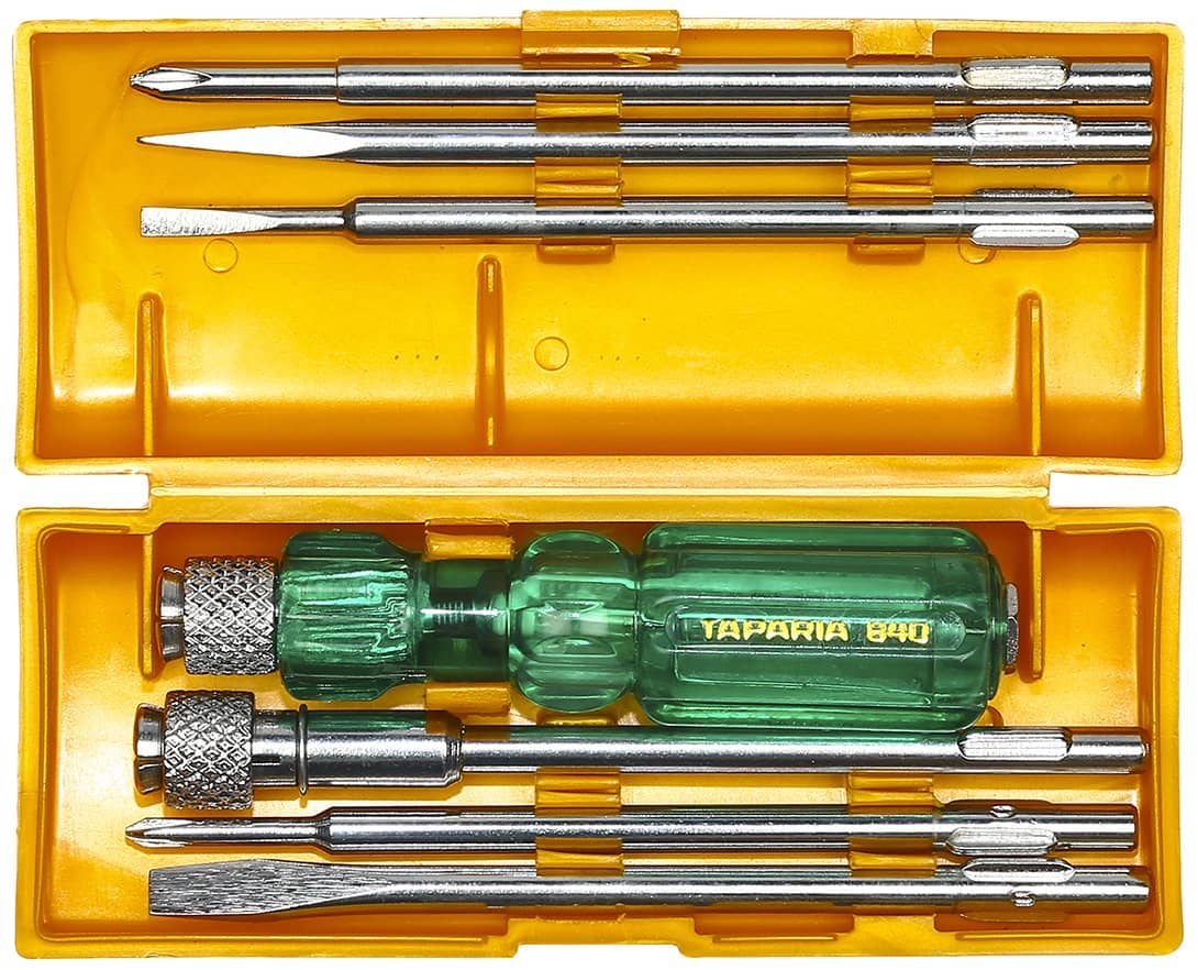 TAPARIA 6 pcs screwdriver Kit with Neon Bulb (840)