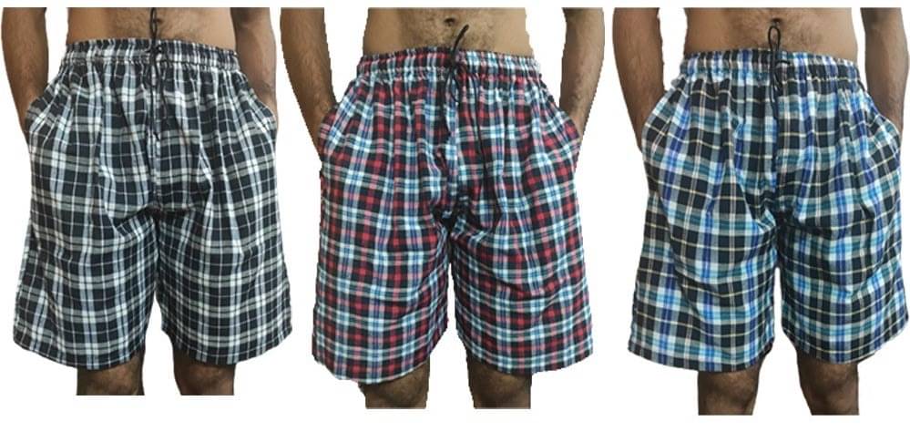Generic1 Pack of 3 Cotton Blend Men's Boxer- ( Multi ) Generic1 Pack of 3 Cotton Blend Men's Boxer- ( Multi )