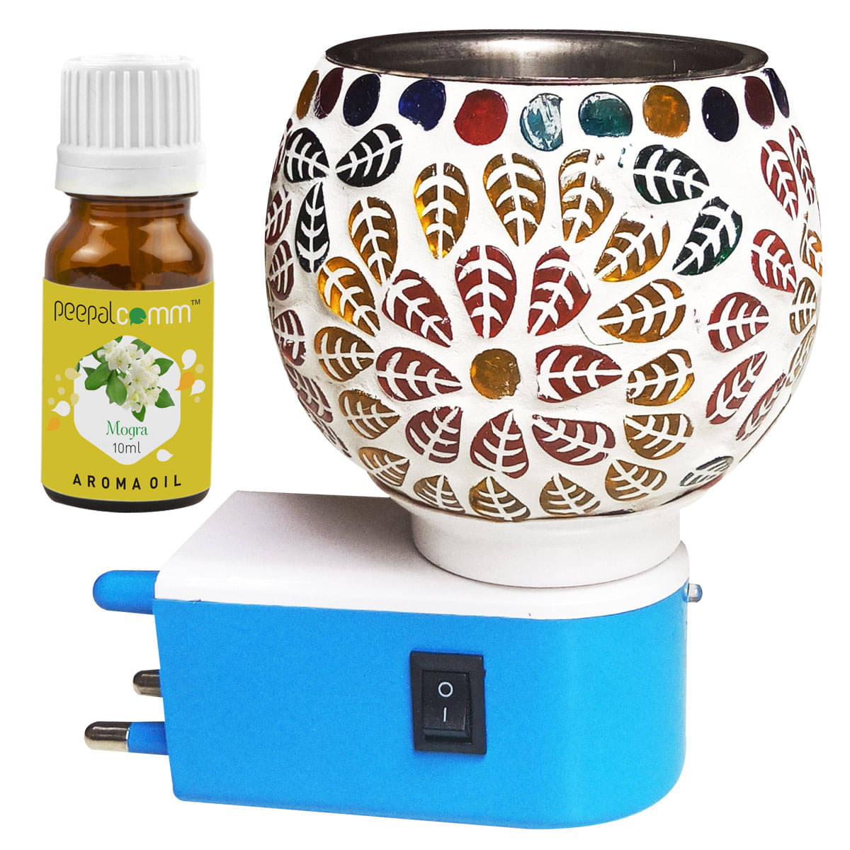 Peepalcomm Ceramic Aroma Oils & Diffusers Set - Pack of 2 Peepalcomm Ceramic Aroma Oils & Diffusers Set - Pack of 2