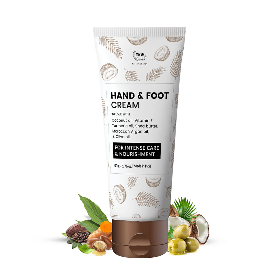 TNW - The Natural Wash Hand And Foot Cream For Nourished Hand & Feet, 50G
