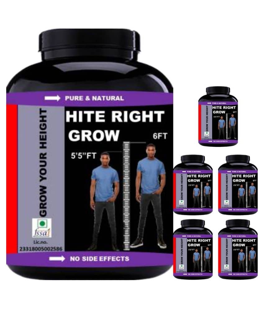 VITARA HEALTHCARE hite right grow mango flavor 0.6 kg Powder Pack of 6