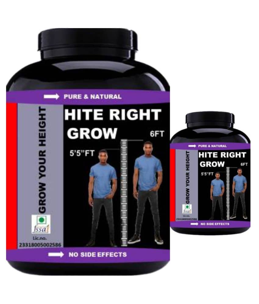 VITARA HEALTHCARE hite right grow plain flavor 0.2 kg Powder Pack of 2