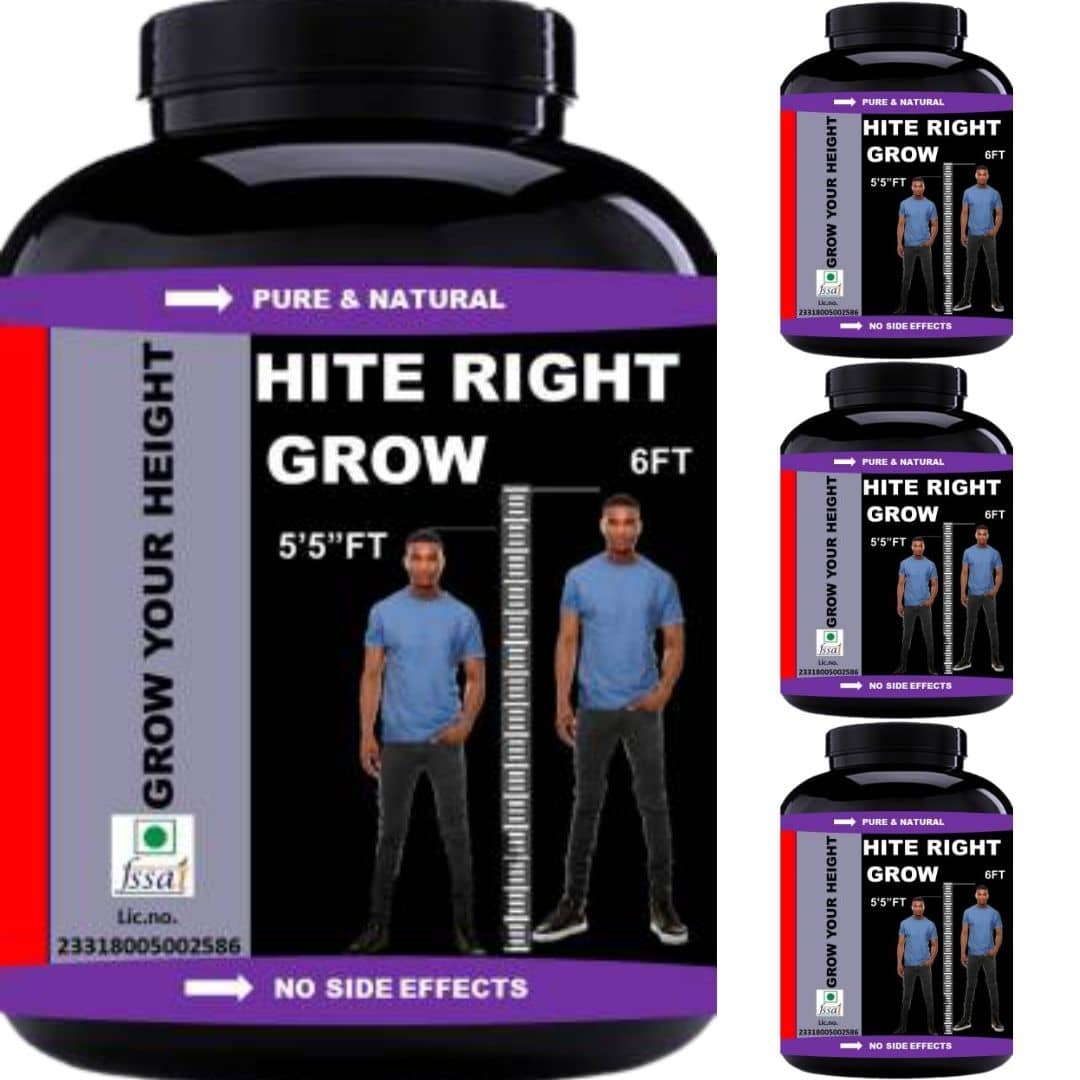 VITARA HEALTHCARE hite rite grow chocolate flavor 0.4 kg Powder Pack of 4