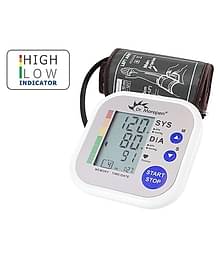 Dr. Morepen BP02 Automatic Upper Arm Blood Pressure Monitor (White)