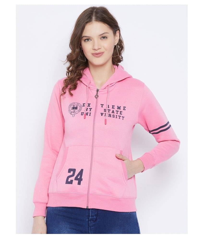 First Krush Women Fleece Round Neck Sweatshirt ( Peach ) First Krush Women Fleece Round Neck Sweatshirt ( Peach )