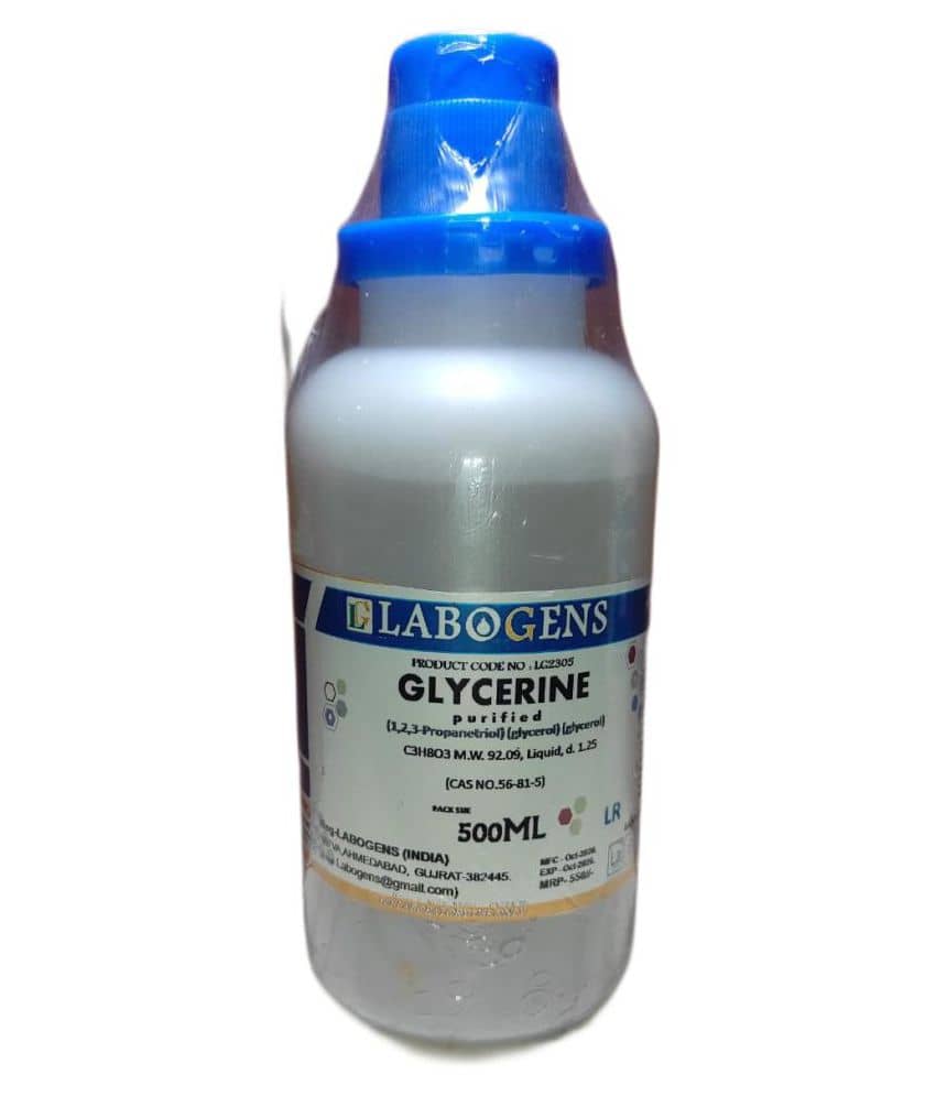 LABOGENS GLY-CER-INE 500ML (1,2,3-Propanetriol) (glycerol) (CAS NO.56-81-5)glycerol),