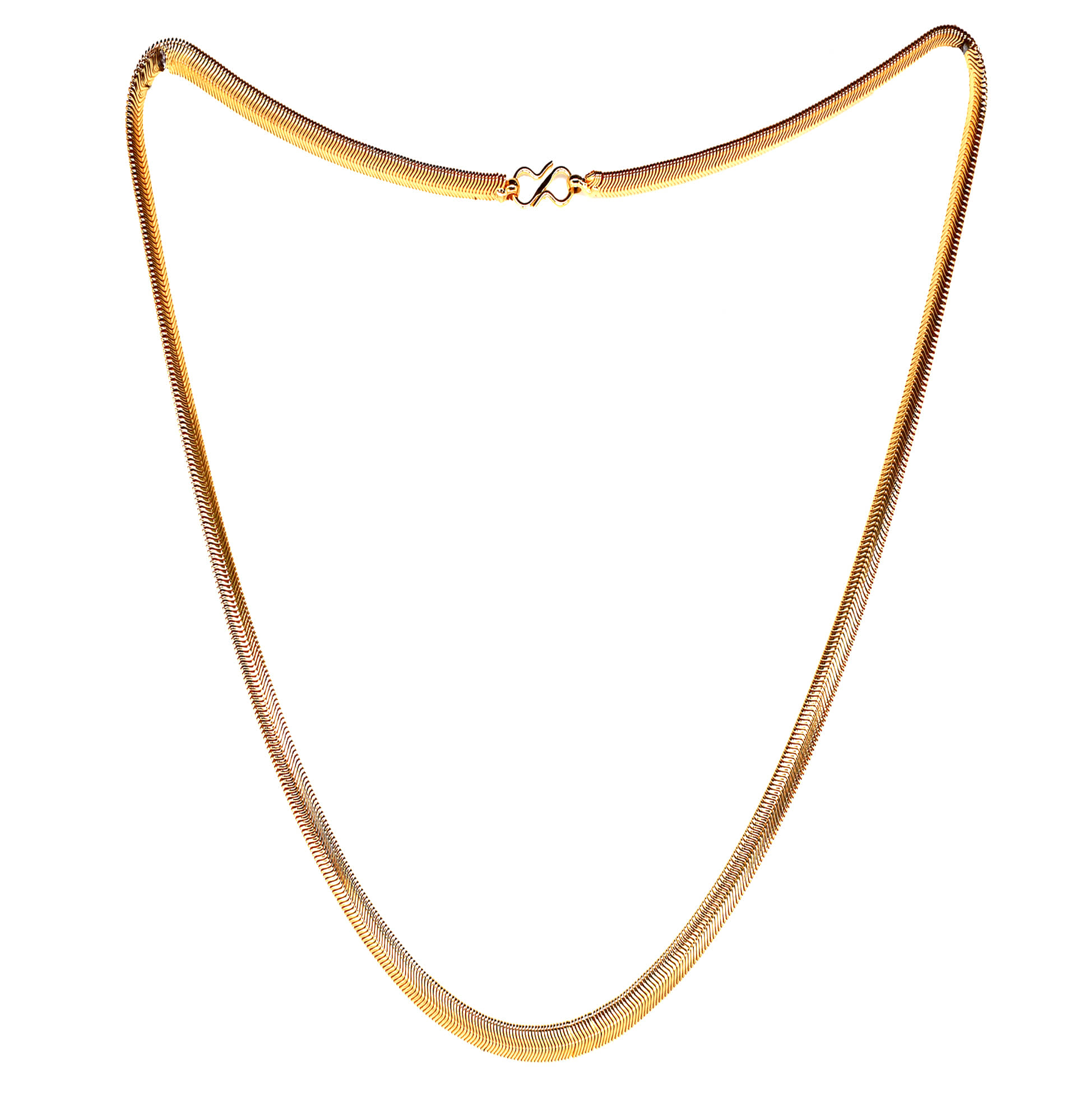 SHANKH-KRIVA Gold Plated Chain ( Set of 1 )
