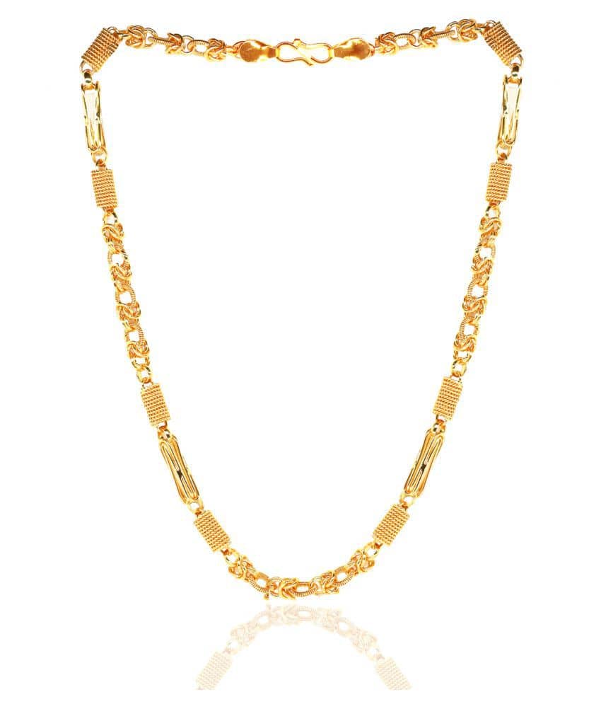 SHANKH-KRIVA Gold Plated Chain ( Set of 1 )