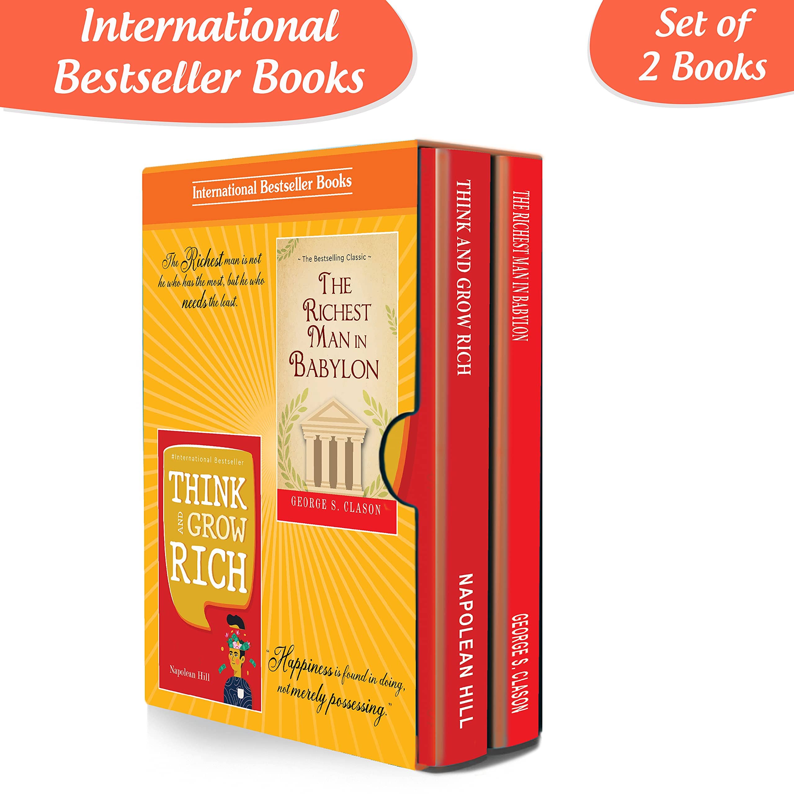 The Secrets of Success, Personality Growth & Wealth Books Set (Set of 2) - The Richest Man In Babylon, Think And Grow Rich