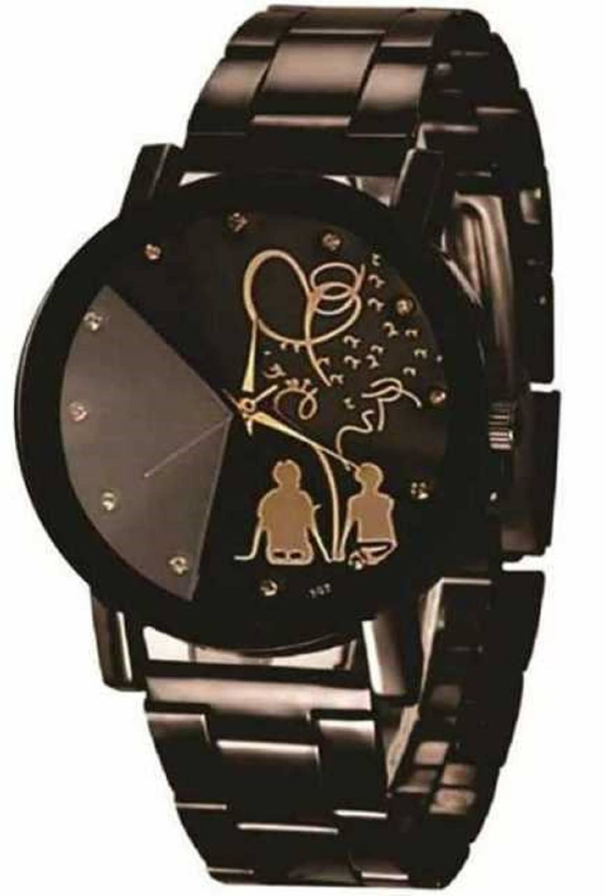 newmen - Brown Stainless Steel Analog Men's Watch