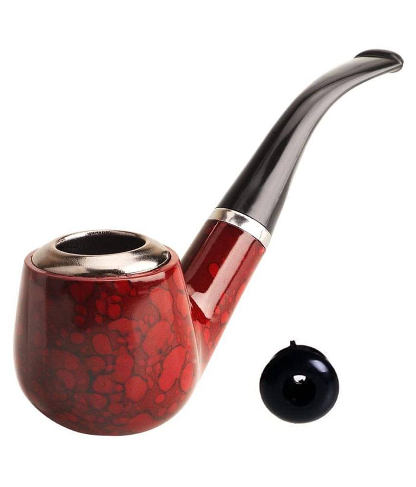 E-smoking Pipe Mouthpiece (Pack of 1) Multicolour 12 cm Wooden Pipe - Pack of 1 E-smoking Pipe Mouthpiece (Pack of 1) Multicolour 12 cm Wooden Pipe - Pack of 1