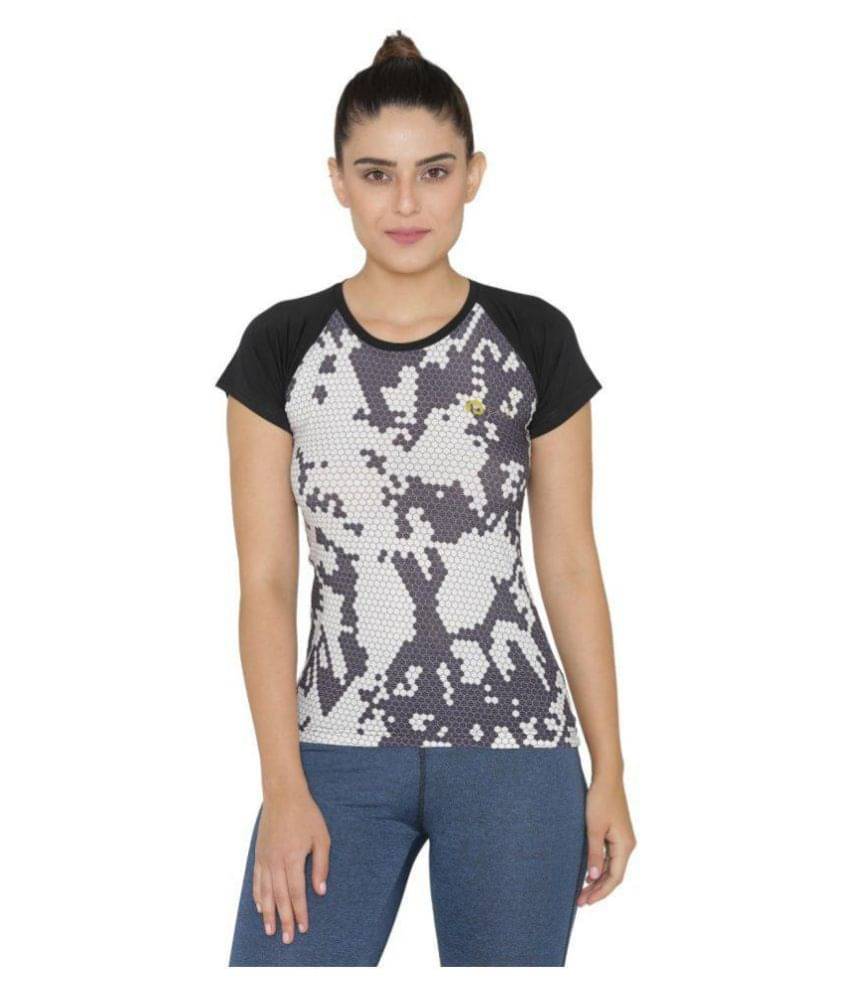     			N-Gal White Polyester Tees - Single