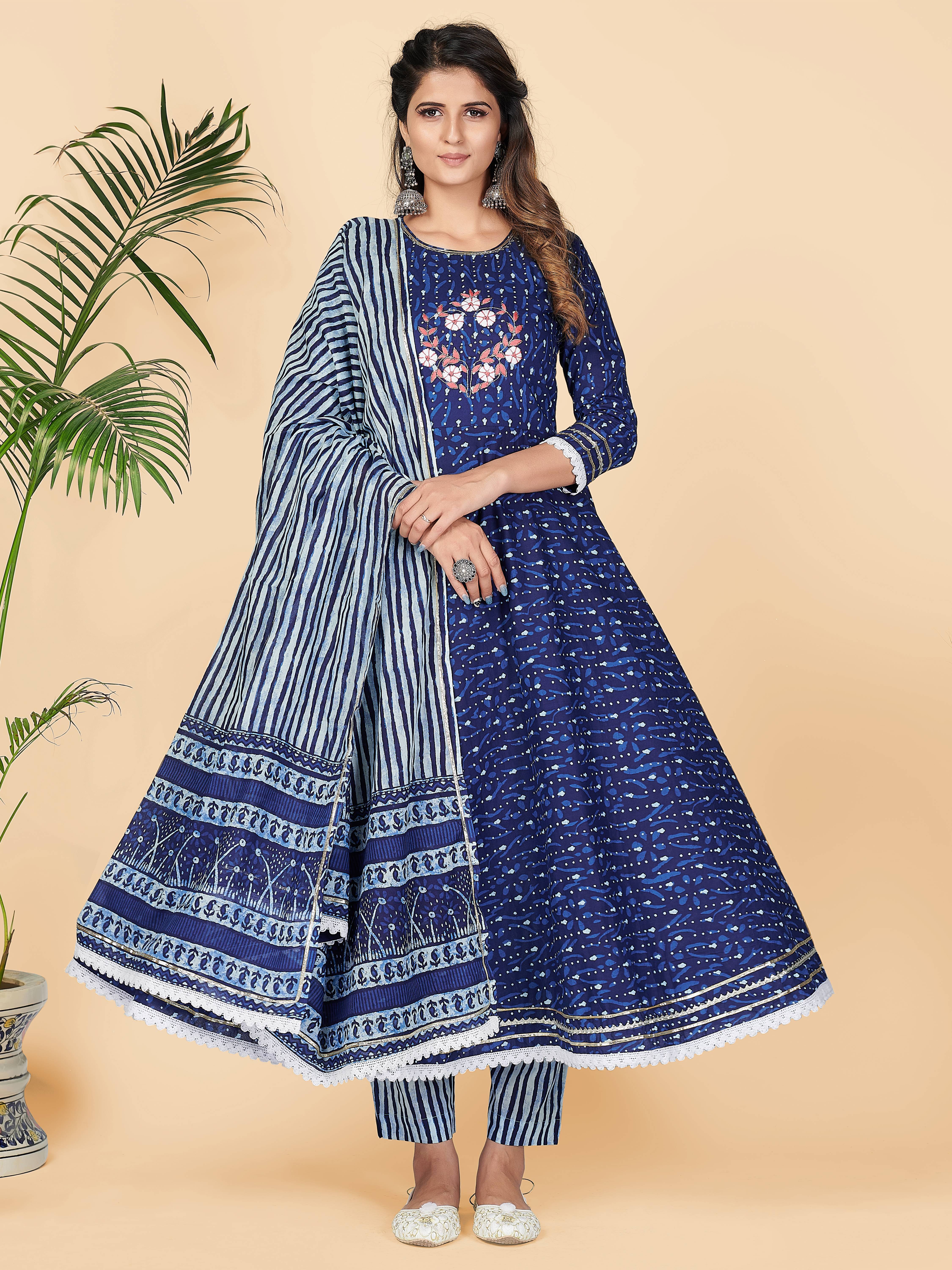 Vbuyz Cotton Kurti With Pants - Stitched Suit Single Vbuyz Cotton Kurti With Pants - Stitched Suit Single