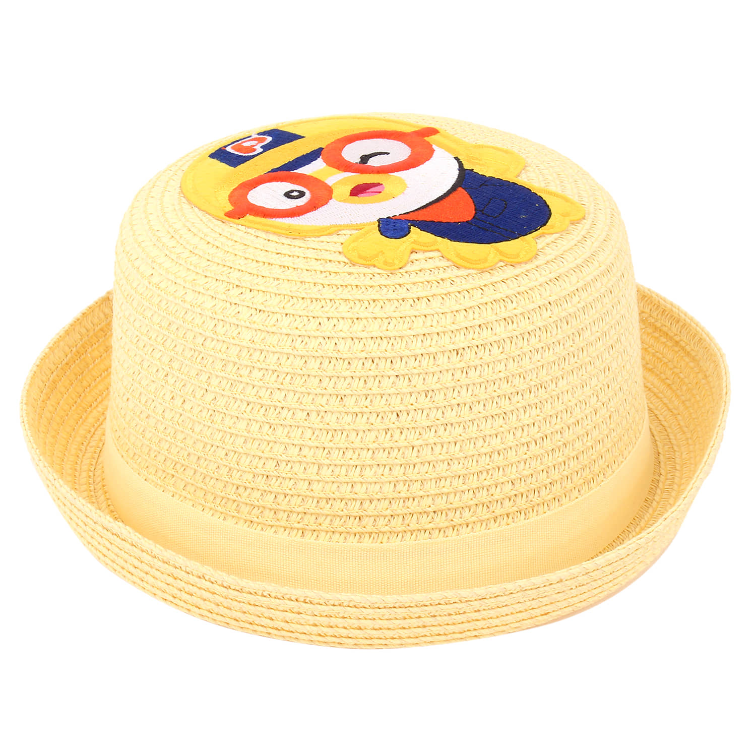 Zacharias Unisex Kids Straw Hat (Pack of 1)