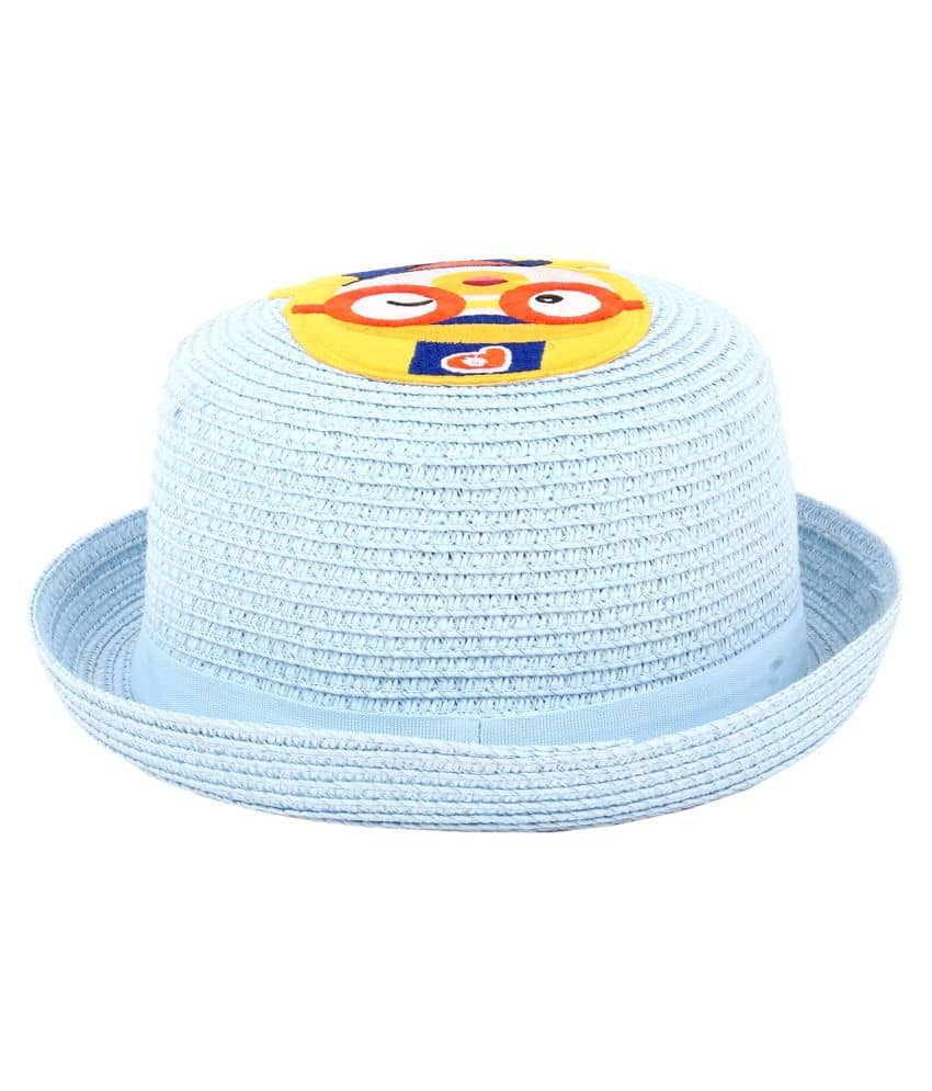 Zacharias Unisex Kids Straw Hat (Pack of 1)