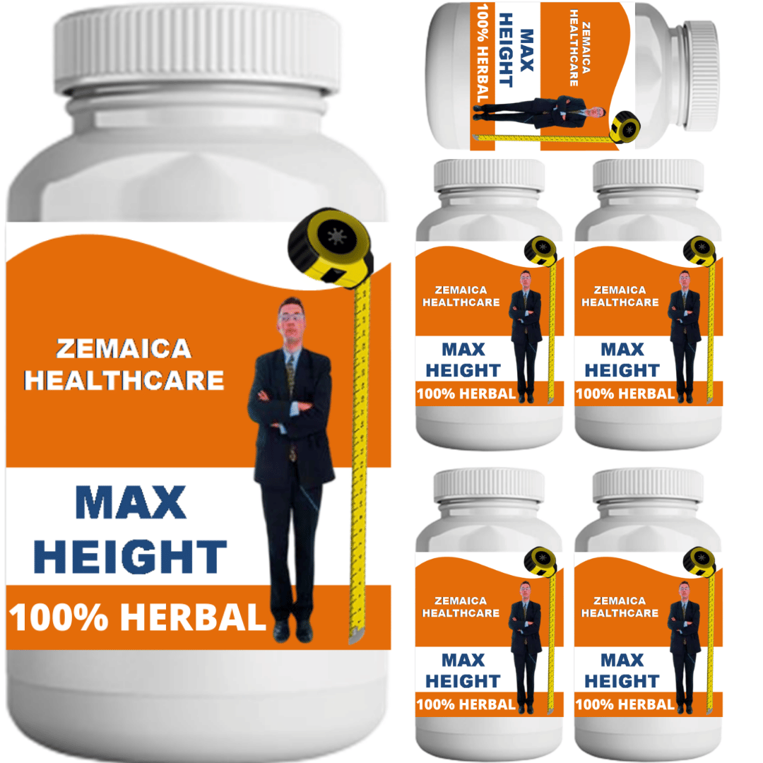 Zemaica Healthcare max height plain flavor 0.6 kg Powder Pack of 6 Zemaica Healthcare max height plain flavor 0.6 kg Powder Pack of 6