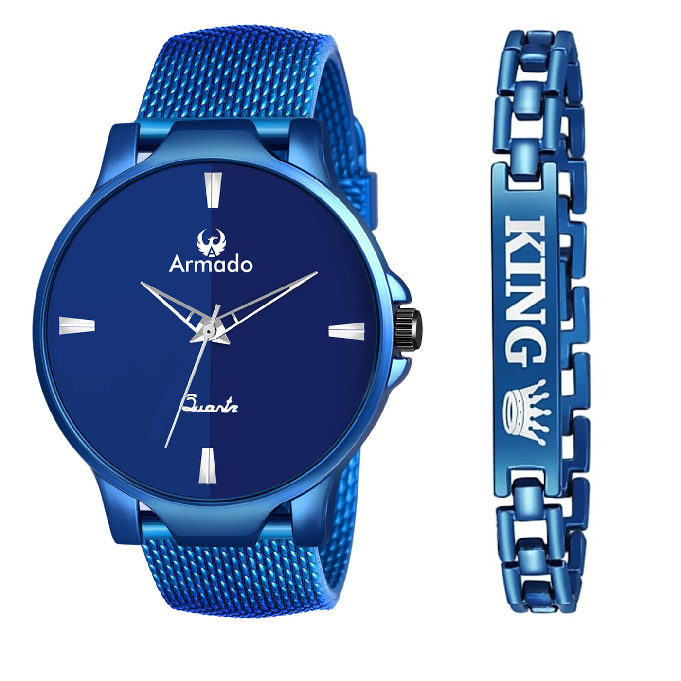 Armado 1510-BLUE-BAND Rubber Analog Men's Watch