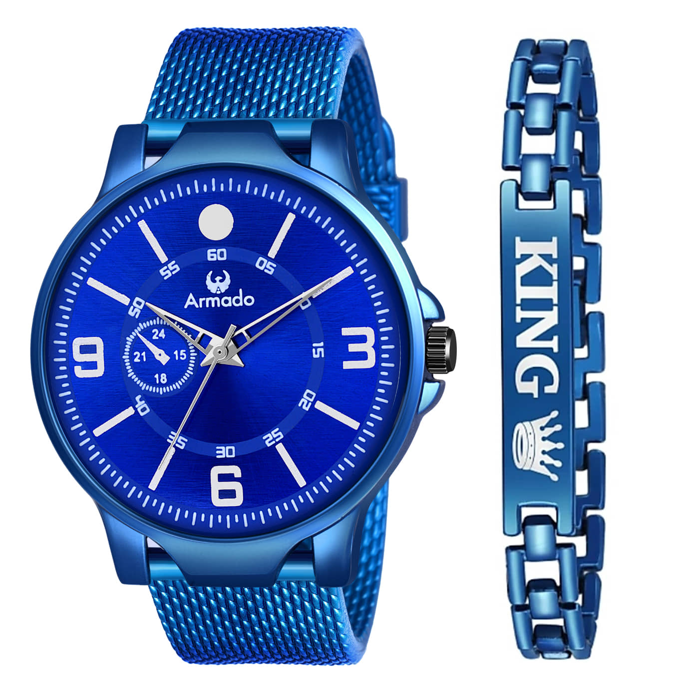 Armado 1514-BLUE-BAND Rubber Analog Men's Watch