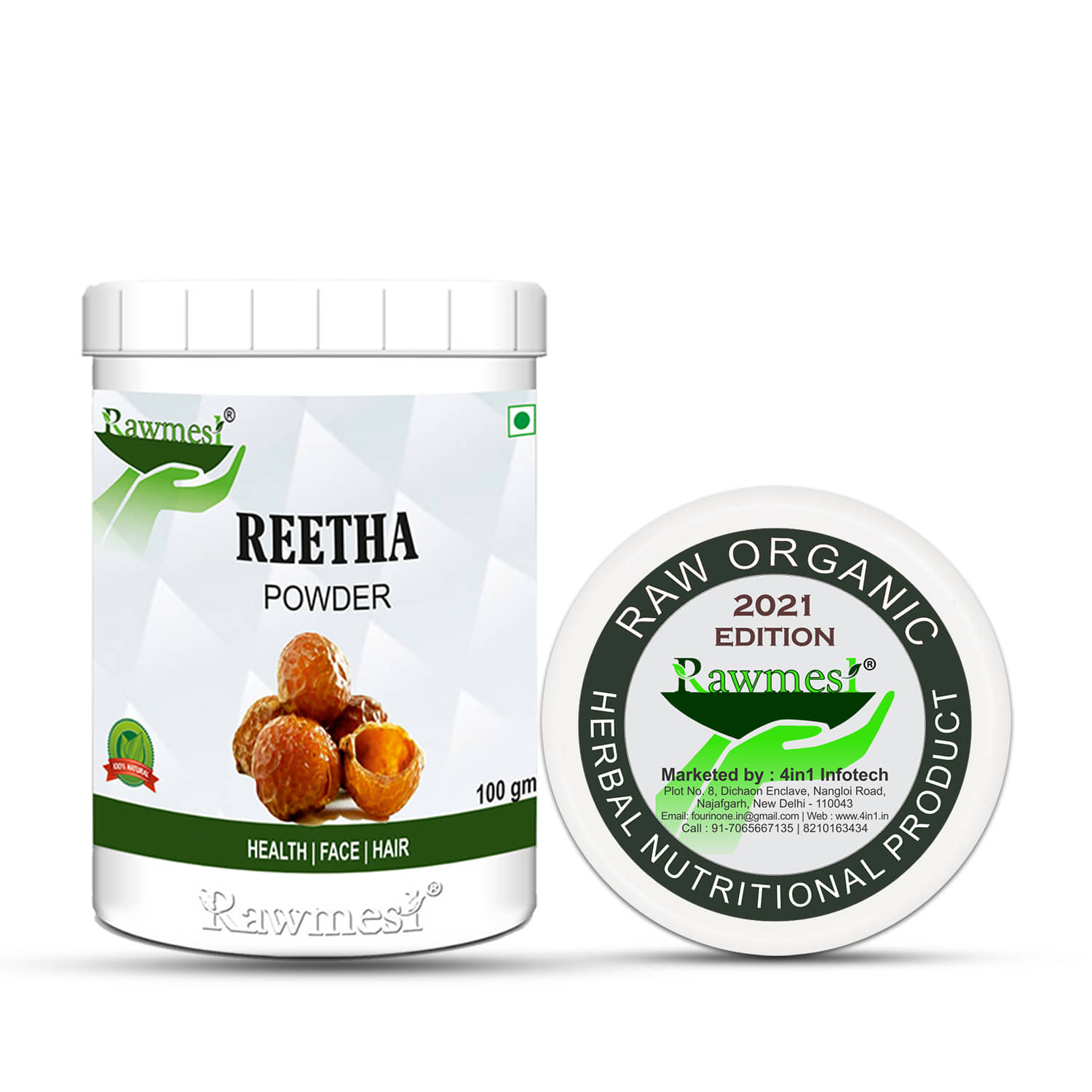Rawmest Reetha Powder 100 gm