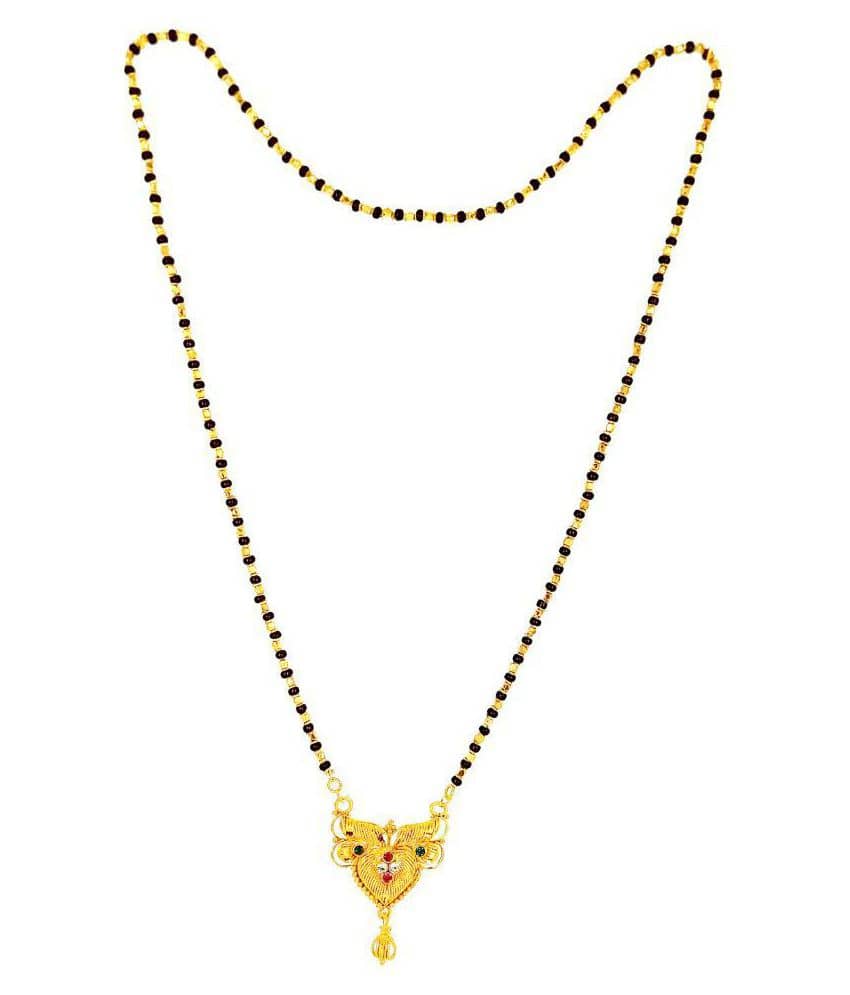 Shankhraj Mall Gold Plated Letest & Designer Mangalsutra For Women-100297