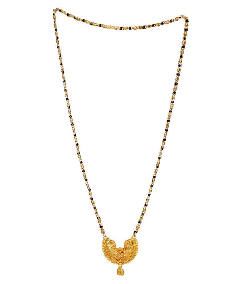 Shankhraj Mall Gold Plated Letest & Designer Mangalsutra For Women-100228