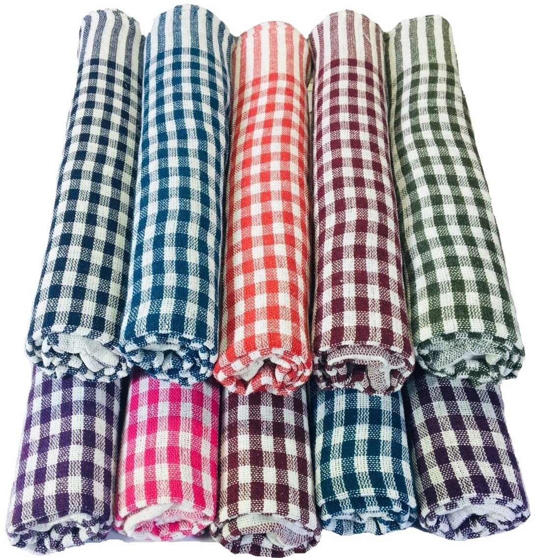 SHOP BY ROOM Cotton Blend Cleaning Cloth (Set of 10, Assorted)- 15x15 Inch SHOP BY ROOM Cotton Blend Cleaning Cloth (Set of 10, Assorted)- 15x15 Inch