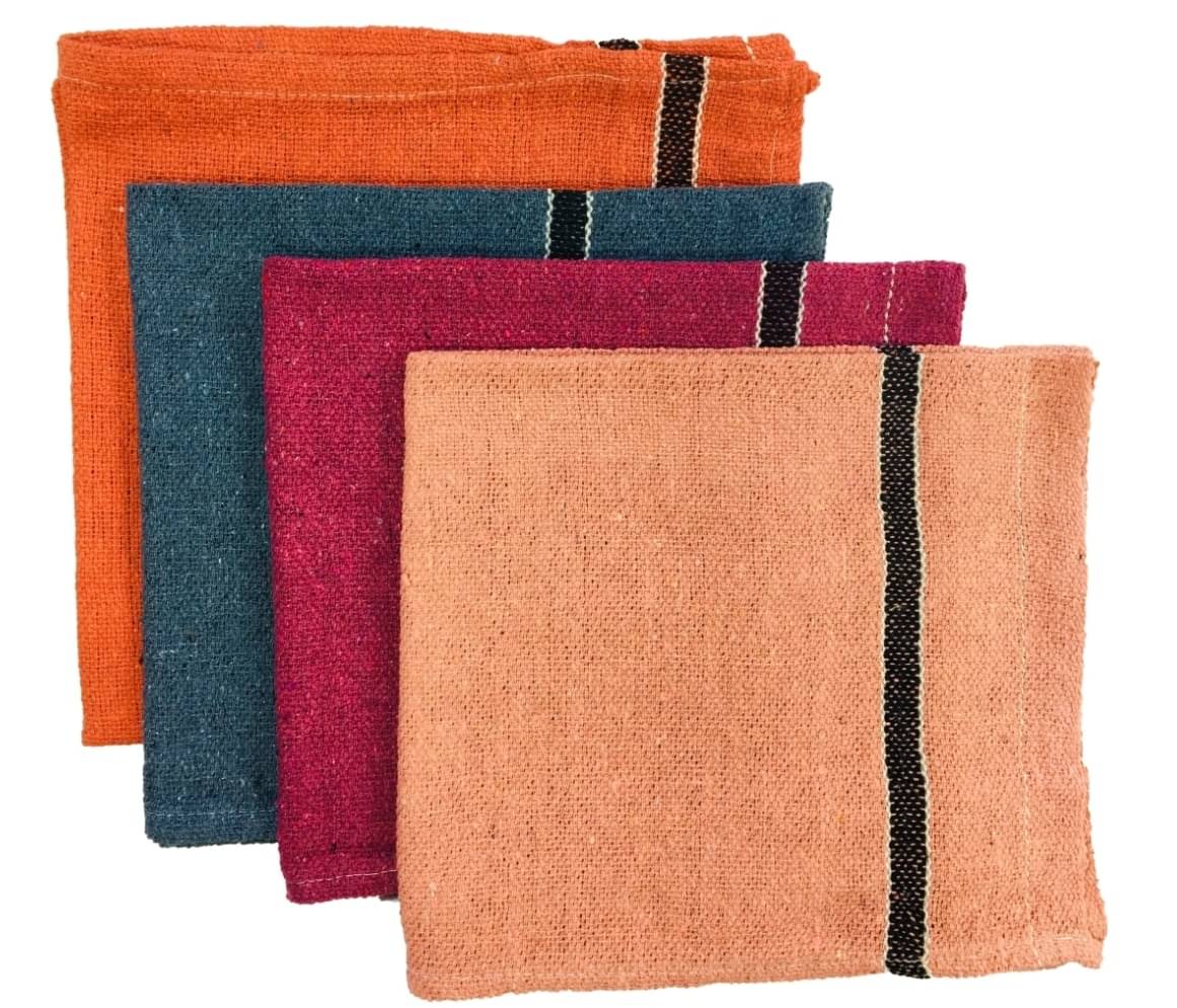     			Extra Large Wet and Dry  Floor duster Cleaning Cloth,Pottu, Pocha -20 inch x 22 inch - Pack of 4 (Multicolor)