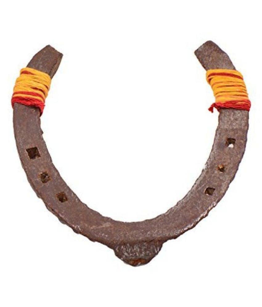     			paystore Iron Asli Kaale Ghode Ki Naal/Horse Shoe (Black Brown, Standard)