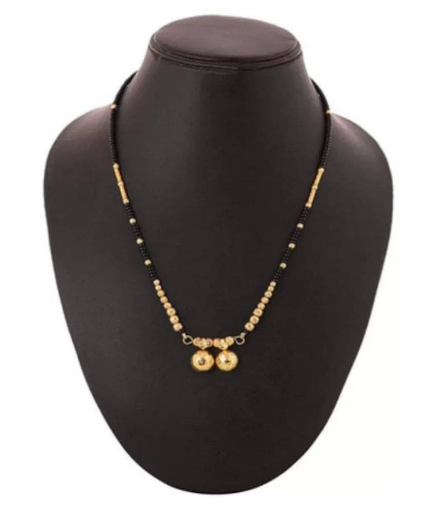    			BNB & Fashion - Black Mangalsutra Set ( Pack of 1 )