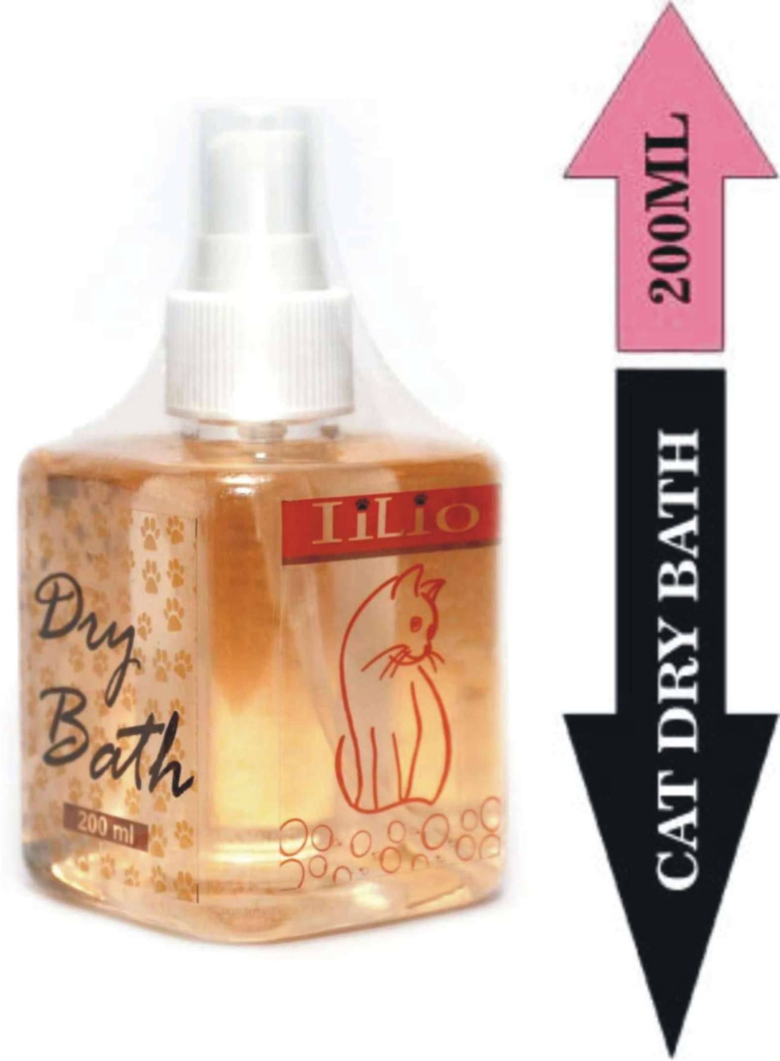Cat Dry Bath shampoo (200ML) Pack of 1     			Cat Dry Bath shampoo (200ML) Pack of 1