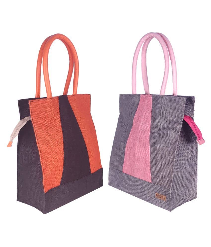 Foonty Multi Lunch Bags - 2 Pcs - Handbags | Buy online on ZillyBuy