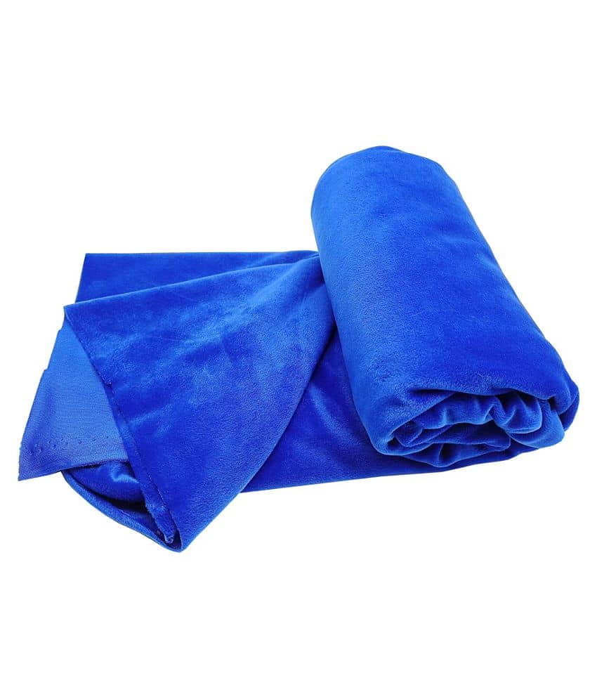 PRANSUNITA Super Soft Velvet Finish Polar Fleece Felt Fabric, Size 39 x 32 inch used in Home Decor, Cushions & DIY Soft Toys making, Dresses, Art & Craft, Jackets, Booties  etc BLUE - Stationery | Buy online on ZillyBuy