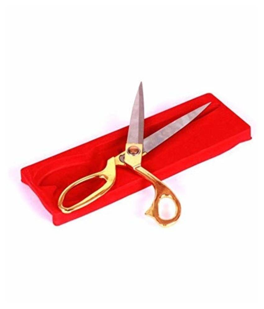 Professional Golden Steel Tailoring Scissors For Cutting Heavy Clothes Fabrics 9.5" Professional Golden Steel Tailoring Scissors For Cutting Heavy Clothes Fabrics 9.5"
