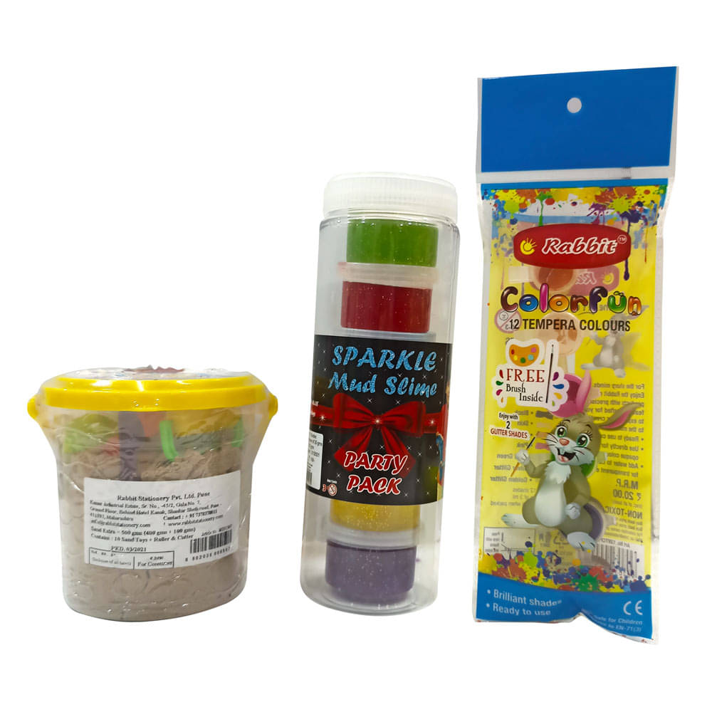 Sparkle Mud Slime Party Pack|Slime|+Sand Bucket 500 g|Kids Play Sand Kit|+Tempera Colors|Colorful Slime Kit|Outdoor & Indoor Play Sand|Child Safe|Combo includes 10 Sand toys|Perfect Play Pack for Kids Sparkle Mud Slime Party Pack|Slime|+Sand Bucket 500 g|Kids Play Sand Kit|+Tempera Colors|Colorful Slime Kit|Outdoor & Indoor Play Sand|Child Safe|Combo includes 10 Sand toys|Perfect Play Pack for Kids
