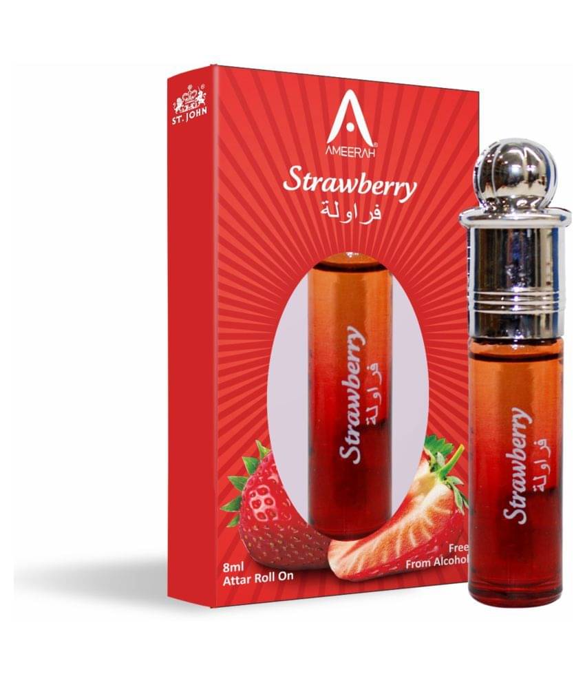     			ST-JOHN | Attar Strawberry | 8ml | Pack Of 1 | Floral Attar (Fruity)