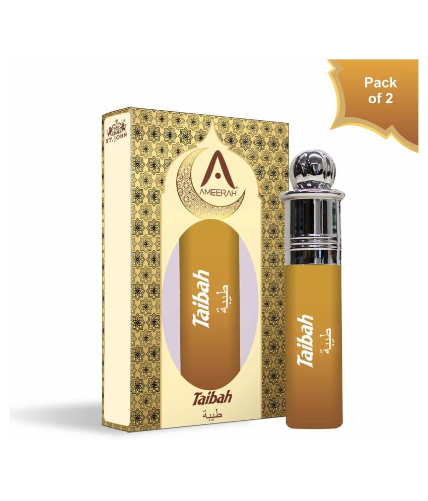     			ST.JOHN Taibah Roll on Attar, ittar Free from Alcohol 8ml Each (16ml) - Pack of 2