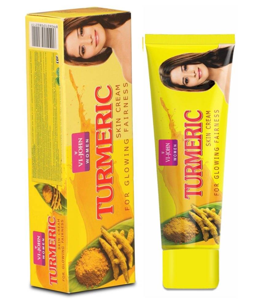 VI-JOHN Turmeric brightening Cream 50g Each (350g) - Pack of 7 VI-JOHN Turmeric brightening Cream 50g Each (350g) - Pack of 7