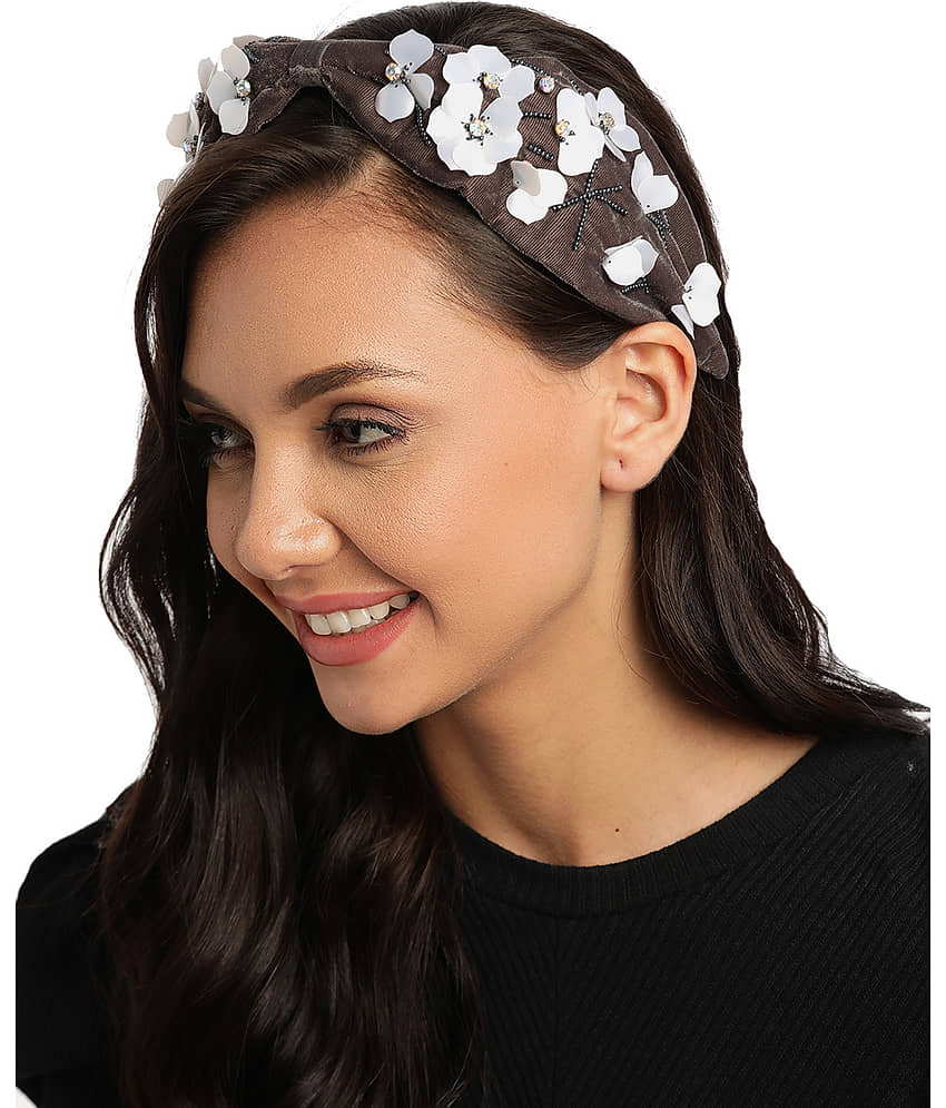 Anekaant Silver Party Hair Band - Jewellery Sets | Buy online on ZillyBuy