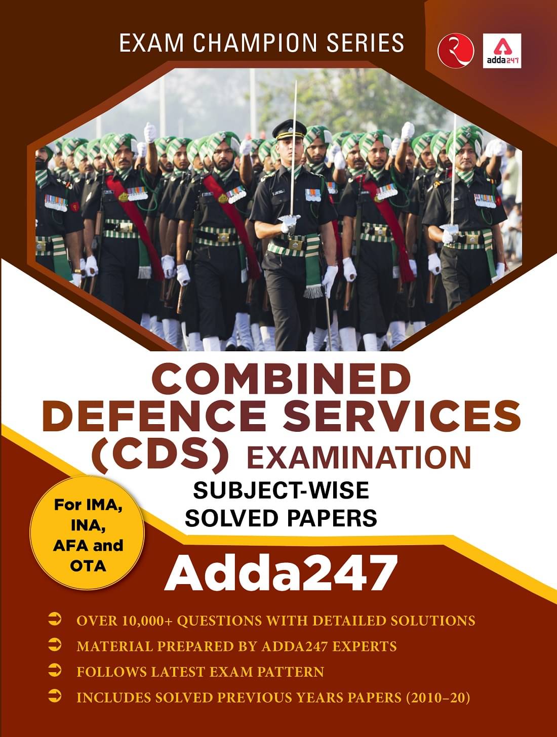 COMBINED DEFENCE SERVICES (CDS) EXAMINATION: SUBJECT-WISE SOLVED PAPERS (EXAM CHAMPION SERIES) COMBINED DEFENCE SERVICES (CDS) EXAMINATION: SUBJECT-WISE SOLVED PAPERS (EXAM CHAMPION SERIES)