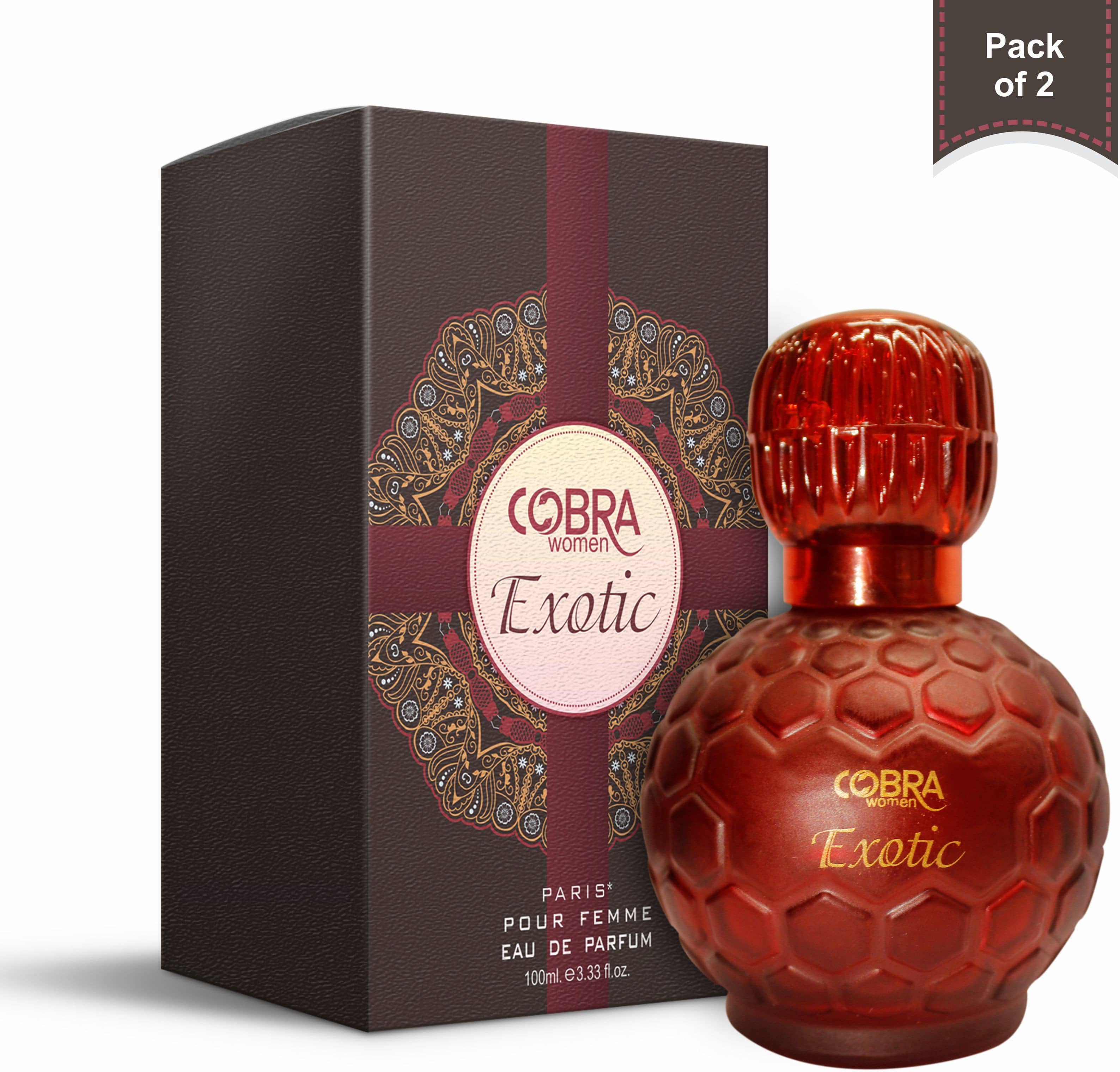 St. John Cobra Exotic Perfume 100 ml (Pack Of 2) Eau de Parfum - 200 ml (For Women)