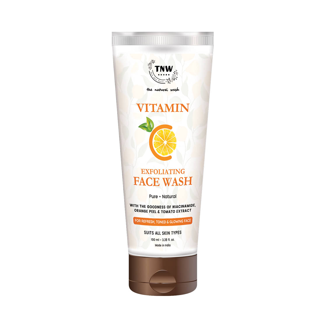 TNW - The Natural Wash Vitamin C Exfoliating Face Wash For All Skin Types, 100Ml TNW - The Natural Wash Vitamin C Exfoliating Face Wash For All Skin Types, 100Ml