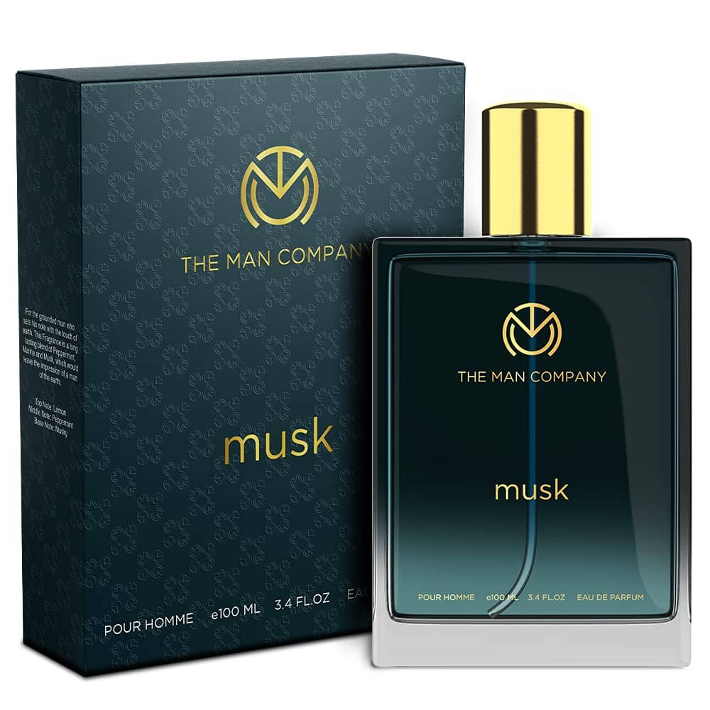 The Man Company Musk Perfume for Men | Premium Long Lasting Fragrance Spray | EDP for Men ( Eau De Parfum) - 100ml