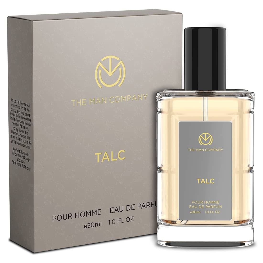     			The Man Company Talc Perfume for Men | Premium Luxury Long lasting Fragrance Spray | Eau De Perfume -30ml